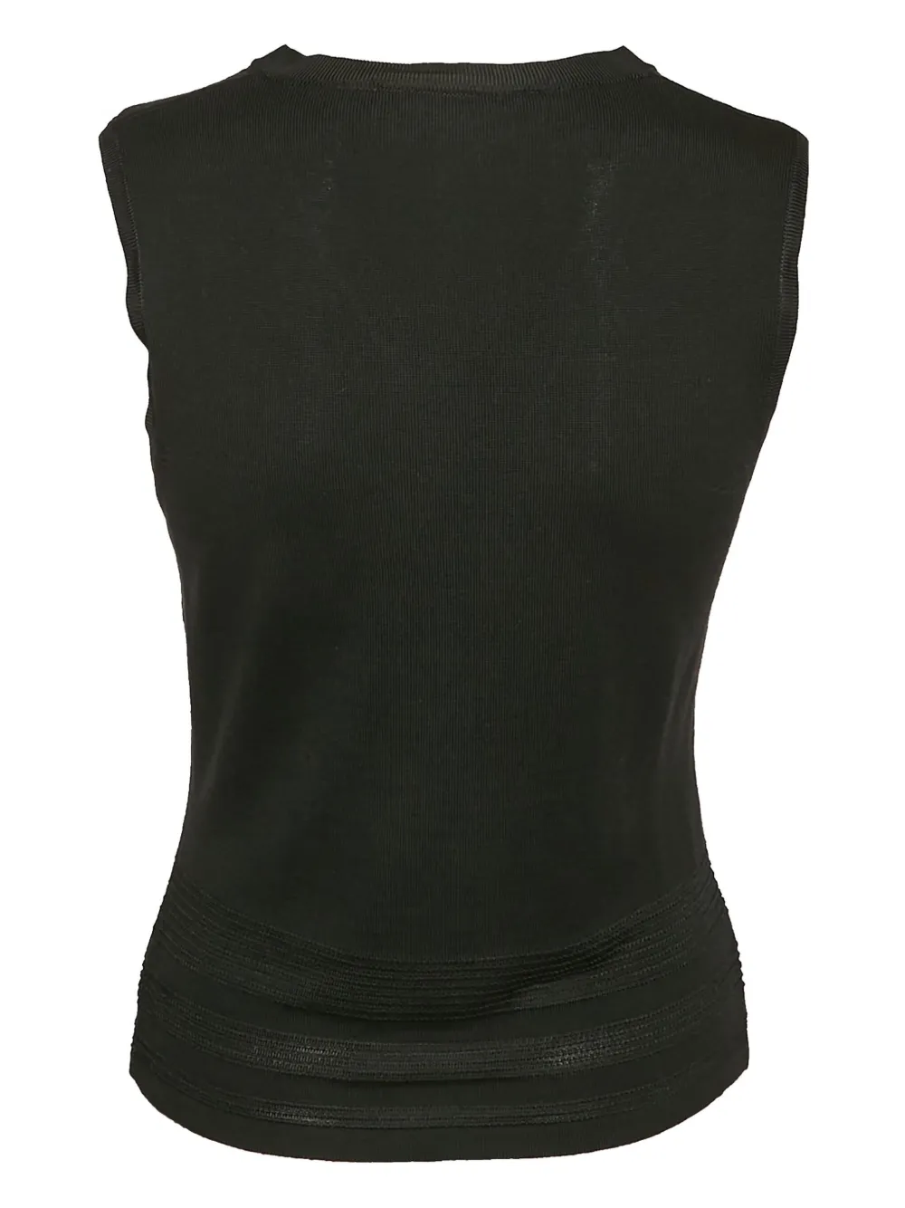 Ferragamo Pre-Owned V-neck ribbed-knit top | Image 2