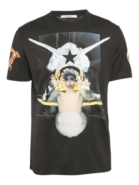 Givenchy Pre-Owned fire star print T-shirt