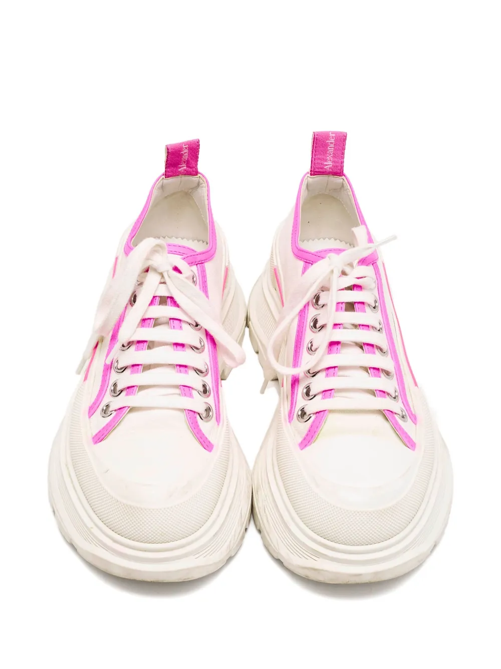 Alexander McQueen Pre-Owned Slick sneakers - Wit