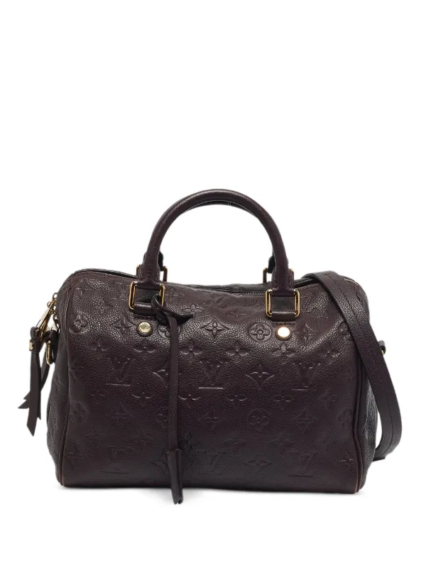 Louis Vuitton Pre-Owned Speedy Bandouliere 25 monogram-pattern Tote Bag Purple FARFETCH IN