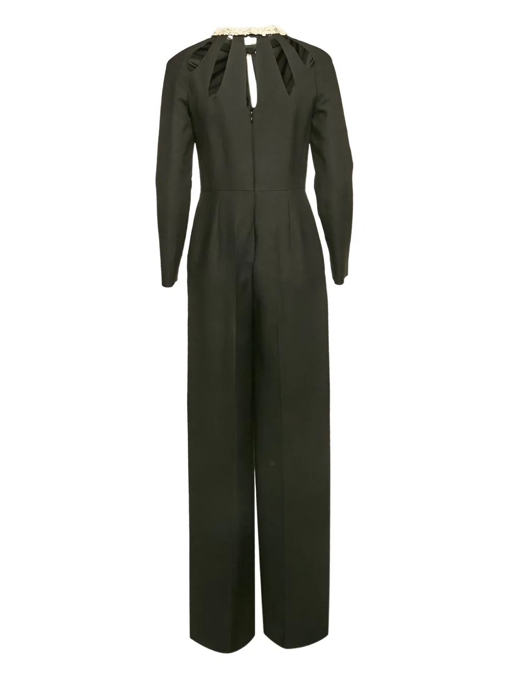 Valentino Pre-Owned Jumpsuit van wolblend - Zwart