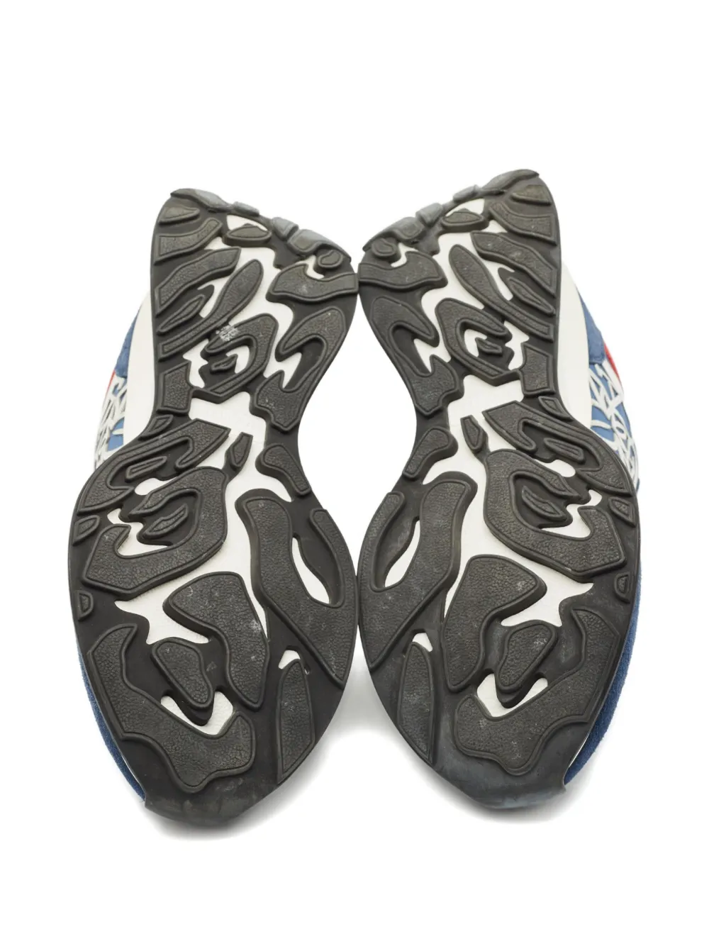 ALEXANDER MCQUEEN Pre-owned Sprint Runner Suede Sneakers In Blue