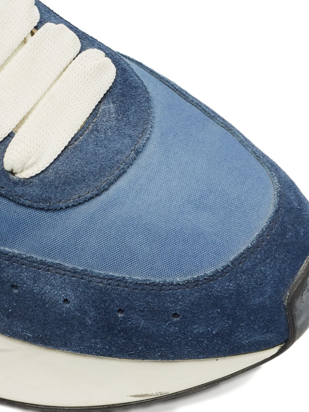 ALEXANDER MCQUEEN Pre-owned Sprint Runner Suede Sneakers In Blue