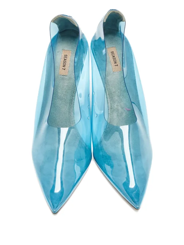 Adidas Yeezy 120mm pointed-toe Pumps | Blue | FARFETCH BH