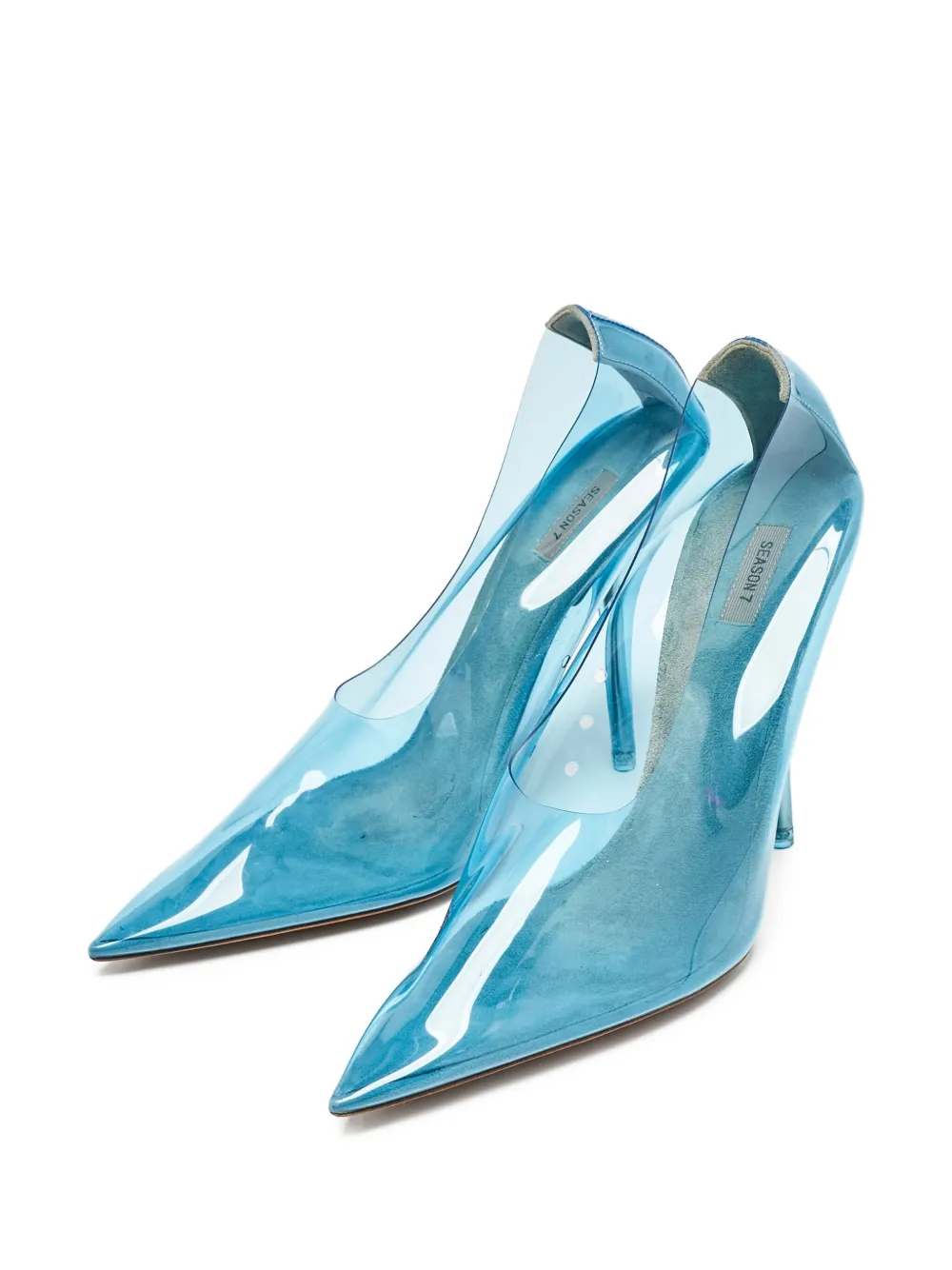 Adidas Yeezy 120 mm pumps met puntige neus - Blauw