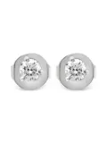 The Row Pre-Owned 18K white gold diamond stud earrings - Silver