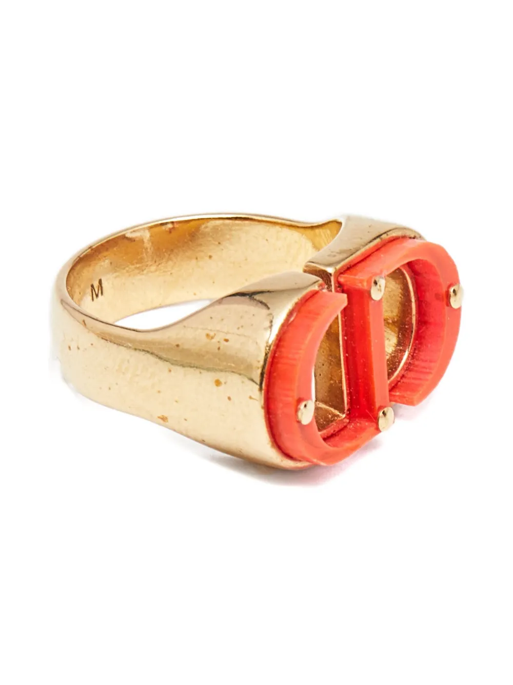 Christian Dior Pre-Owned CD-logo Ring | Gold | FARFETCH