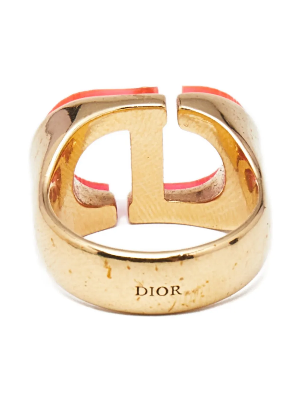 Christian Dior Pre-Owned CD-logo Ring | Gold | FARFETCH