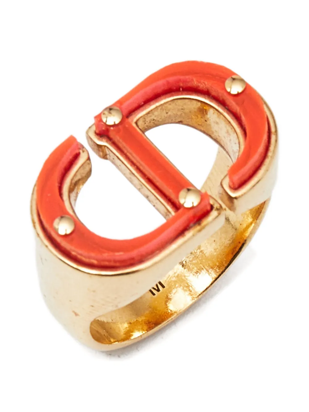 Christian Dior Pre-Owned CD-logo Ring | Gold | FARFETCH