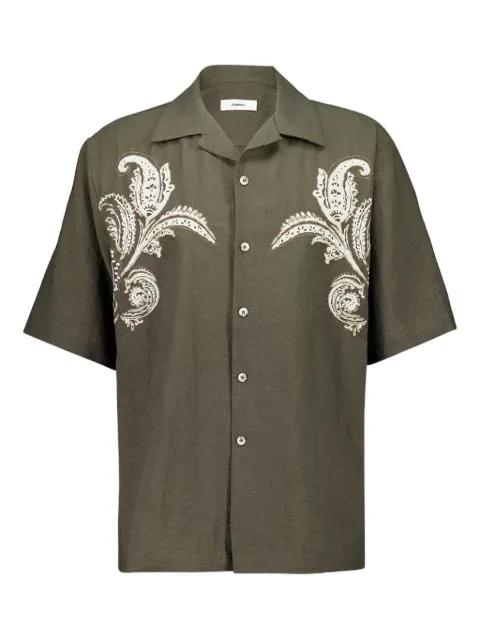 COMMAS paisley-embroidered shirt