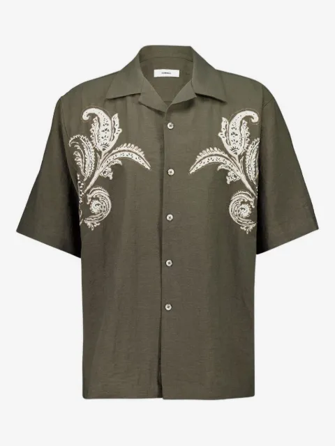 COMMAS paisley-embroidered shirt