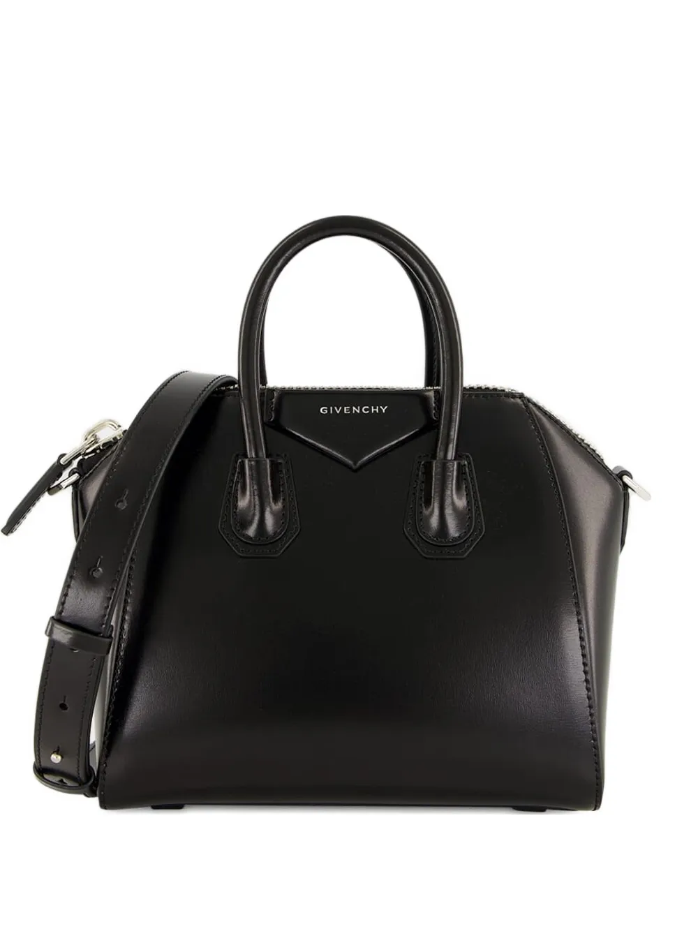 Givenchy Antigona Box kleine leren shopper Zwart