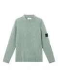 Stone Island waffle-knit cotton sweater - Green