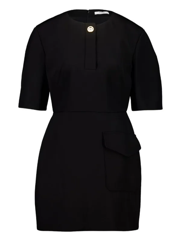 black mini dress with pockets Black Mini Dress with Pockets – Stretchy Classic