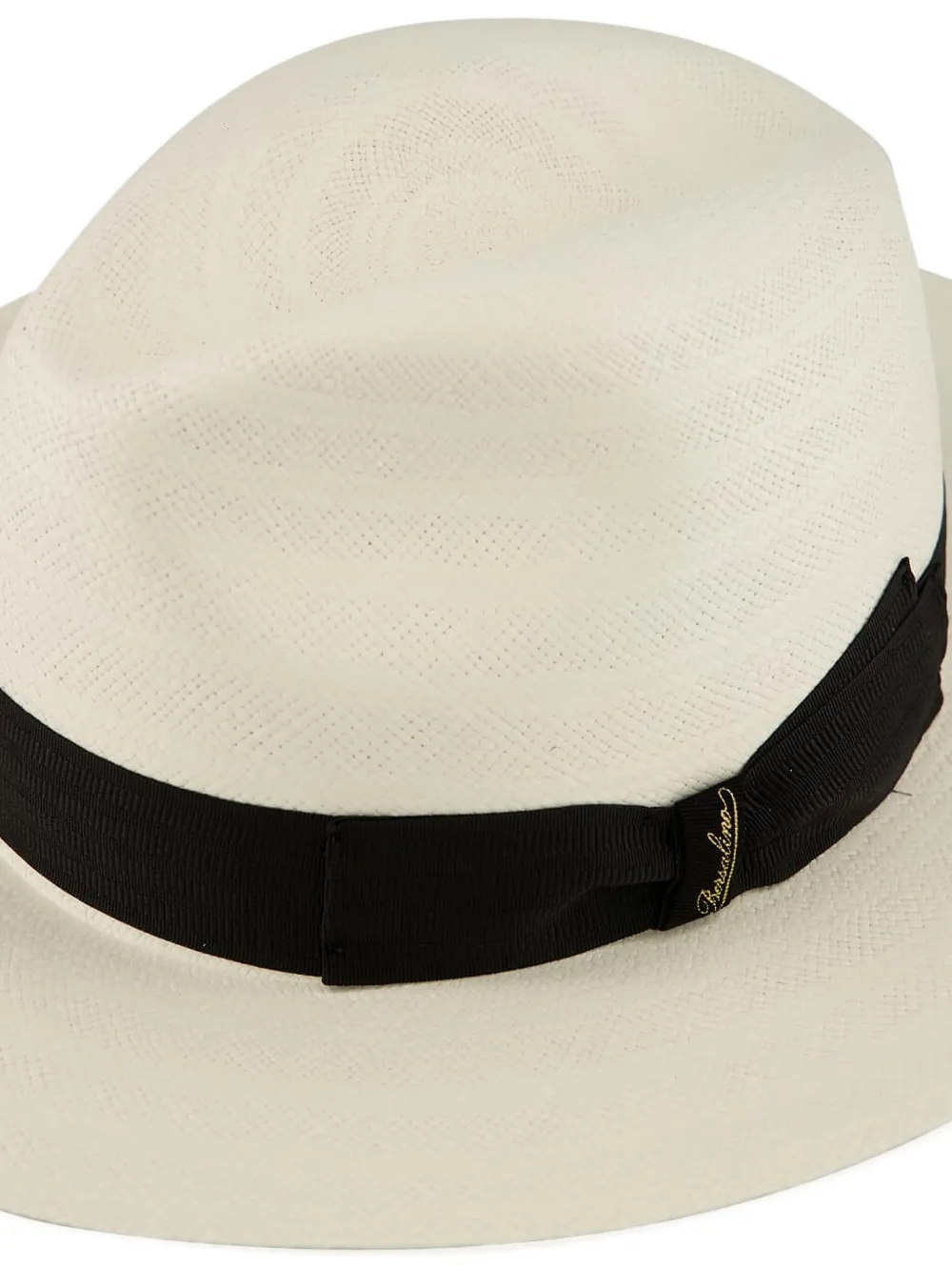Borsalino Medea hoed met brede rand Wit