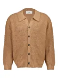 COMMAS textured-knit cardigan - Brown