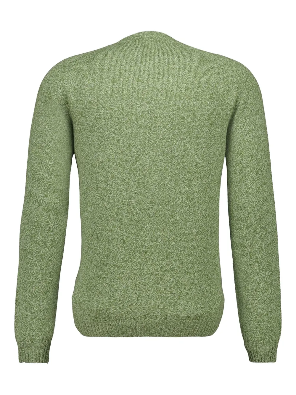 speckled crew-neck sweater