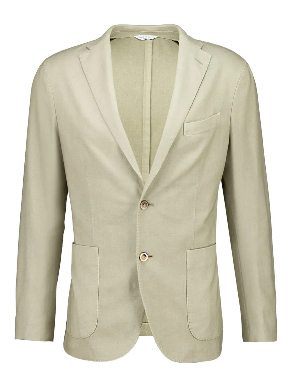 Boglioli Blazer met opgestikte zak en twee knopen Groen