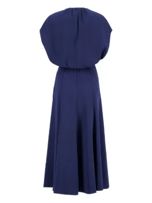 ROLAND MOURET クレープ ミディドレス Roland Mouret クレープミディ ドレス | イエロー | FARFETCH JP