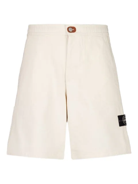 Stone Island L100001 patch-pocket elasticated shorts