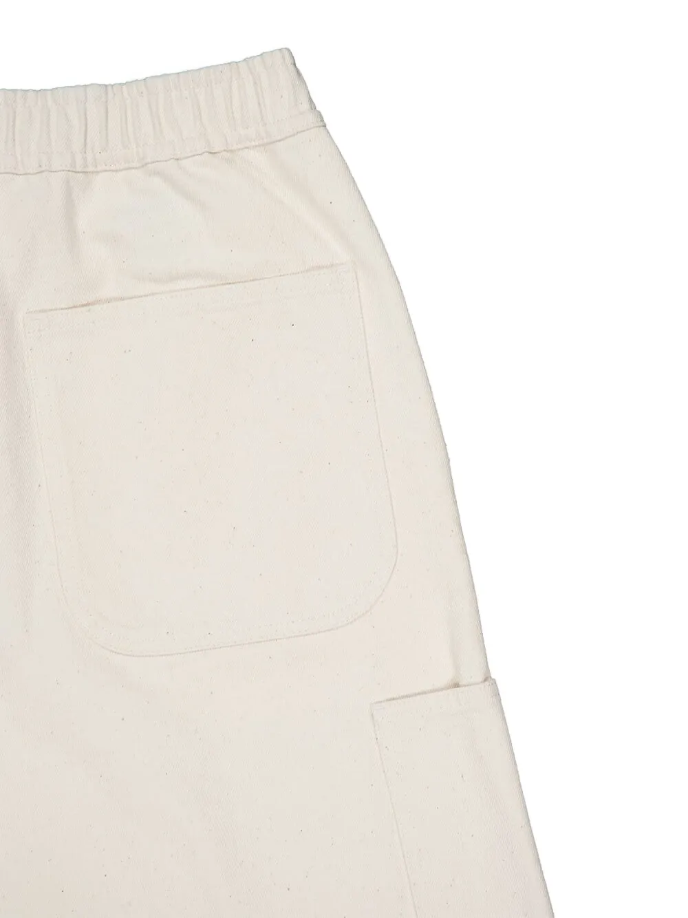 Stone Island L100001 elastische shorts met opgestikte zak Beige