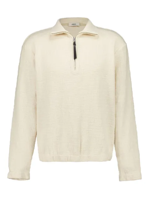 COMMAS textured zip-neck pullover