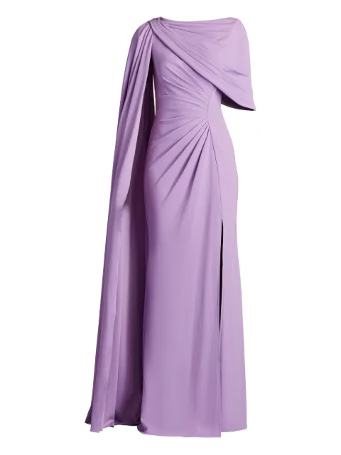 Tadashi Shoji draped cape dress