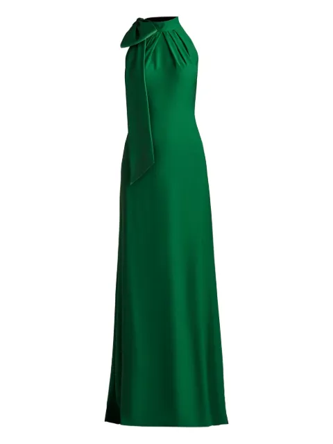 Tadashi Shoji bow-halter neck dress