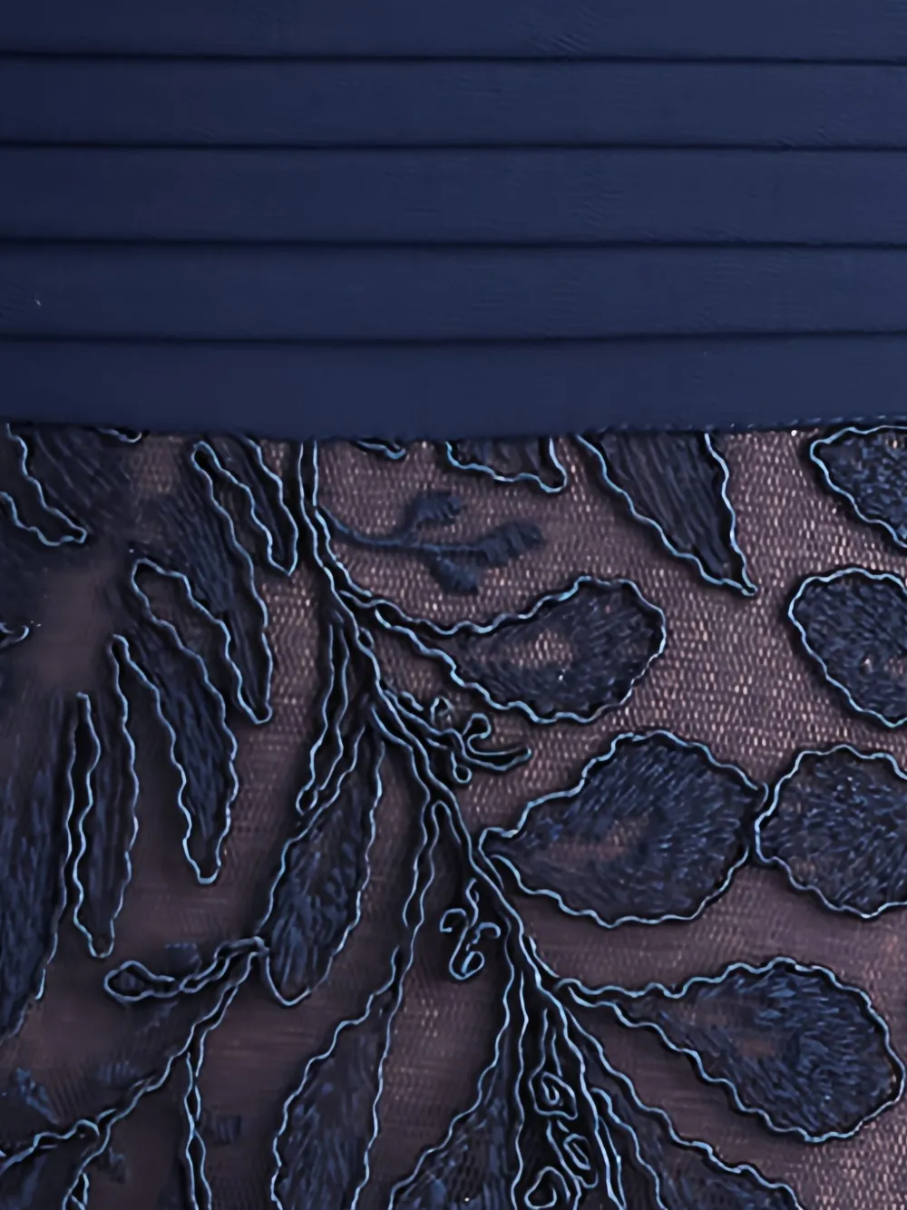 Tadashi Shoji Azura off-shoulder jurk Blauw