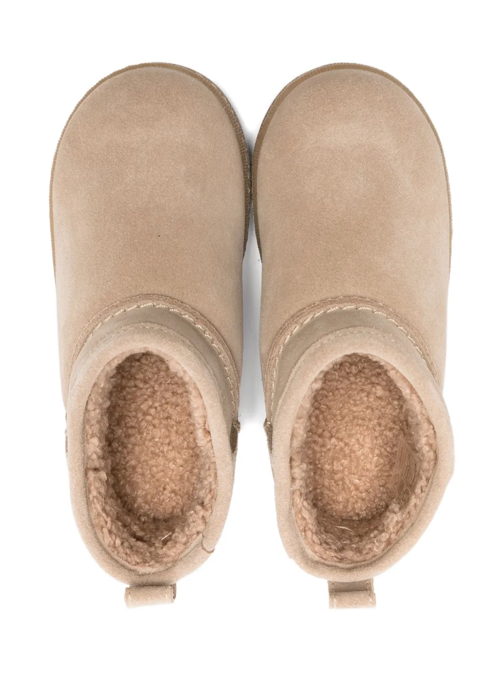 Il Gufo sheepskin-lined ankle boots Neutrals