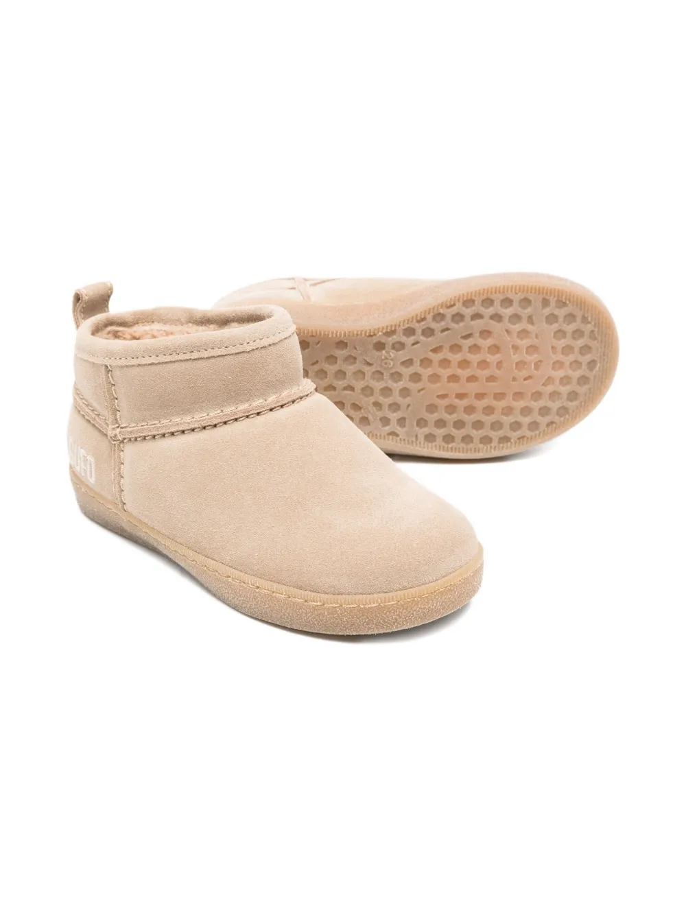 Il Gufo sheepskin-lined ankle boots Neutrals