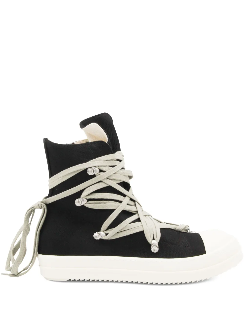 Rick Owens DRKSHDW lace-up hi-top sneakers Black