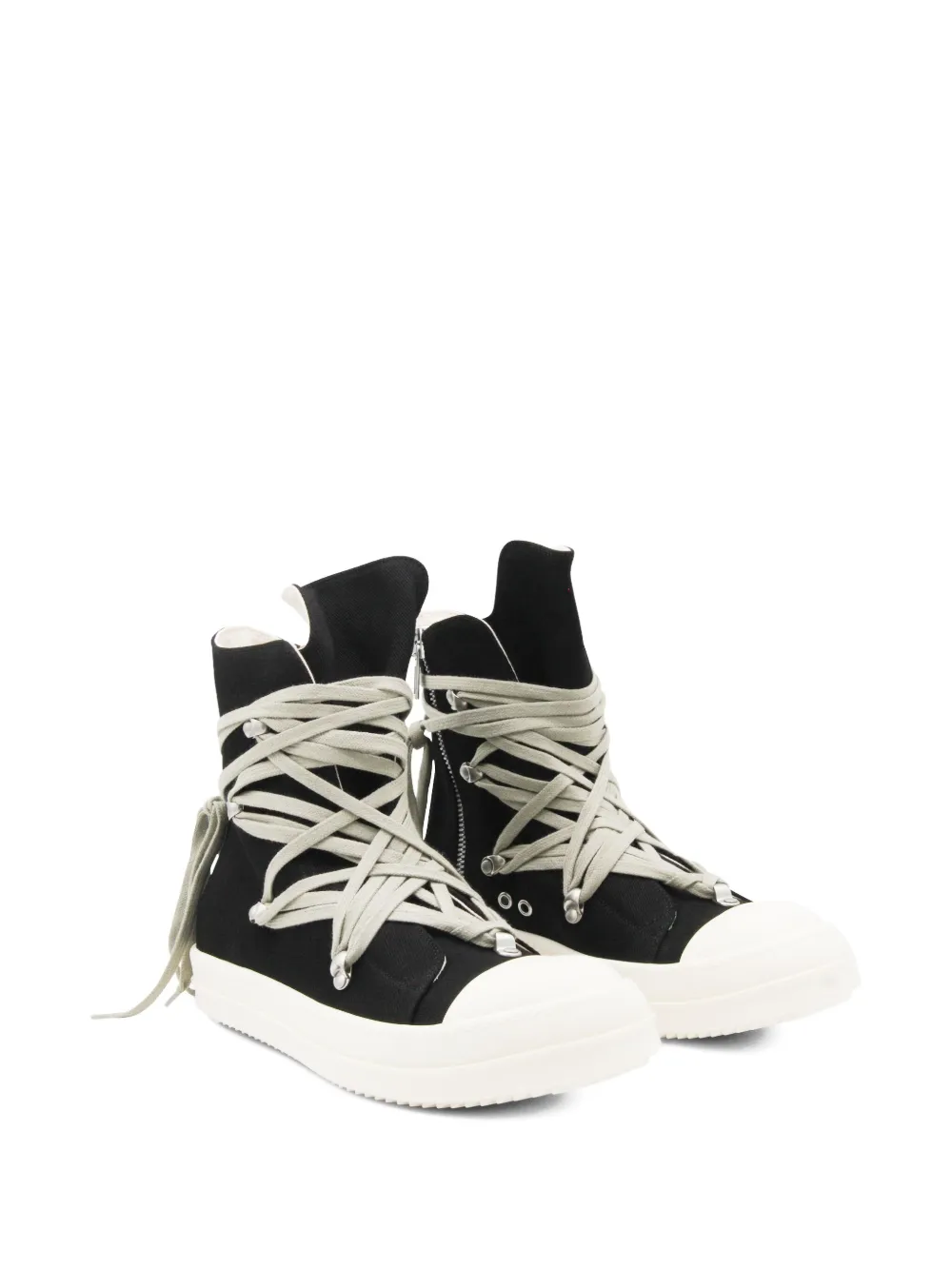 Rick Owens DRKSHDW lace-up hi-top sneakers Black