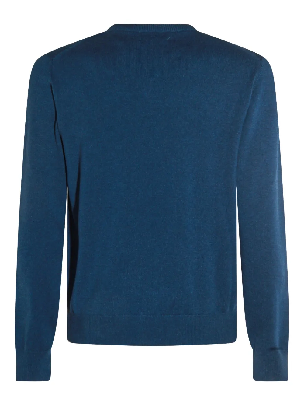 Malo round-neck wool sweater - Blauw