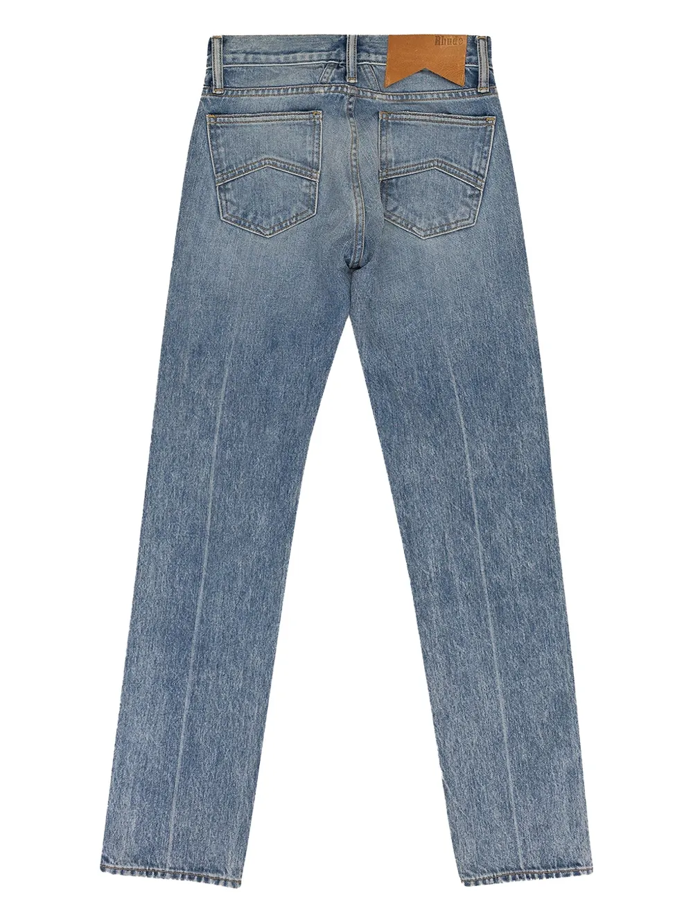 RHUDE Gerafelde jeans - Blauw