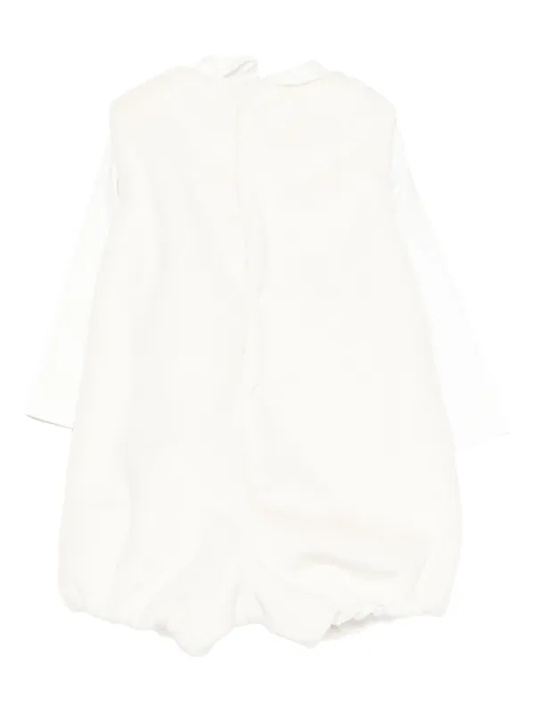 Il Gufo Tutina Con Colletto Alla Peter Pan Bianco FARFETCH IT