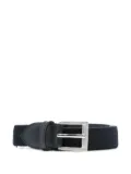 Il Gufo leather-trimmed elasticated belt - Blue
