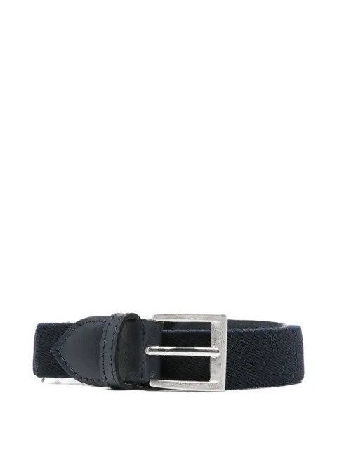 Il Gufo leather-trimmed elasticated belt