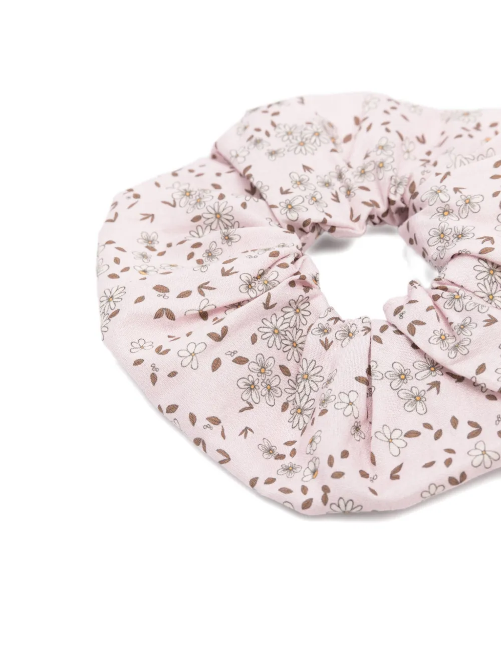 Il Gufo floral-print hair scrunchie Roze