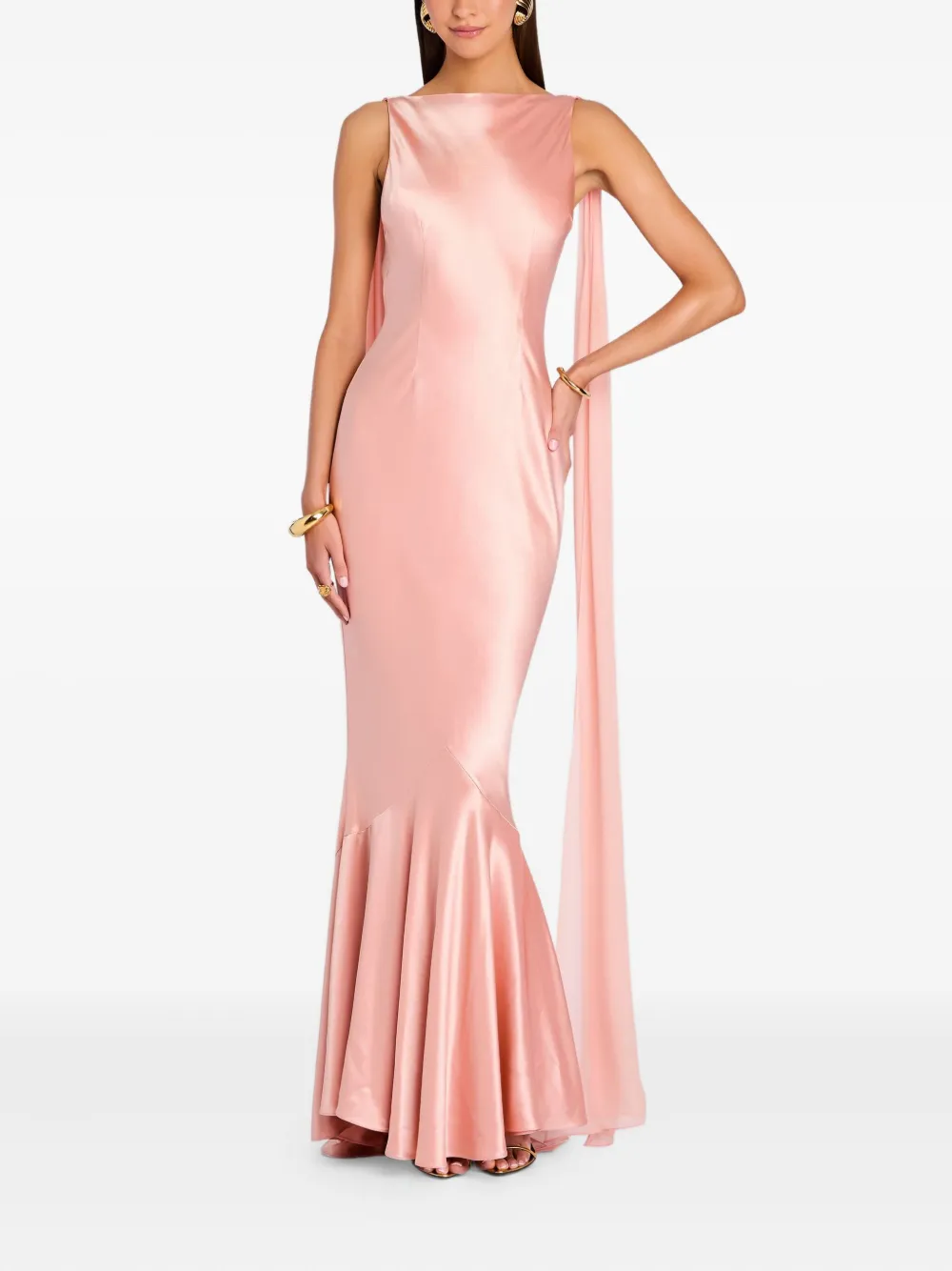 Retrofete Julia maxi dress - Roze