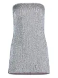 Retrofete Catherine sequin strapless mini dress - Silver