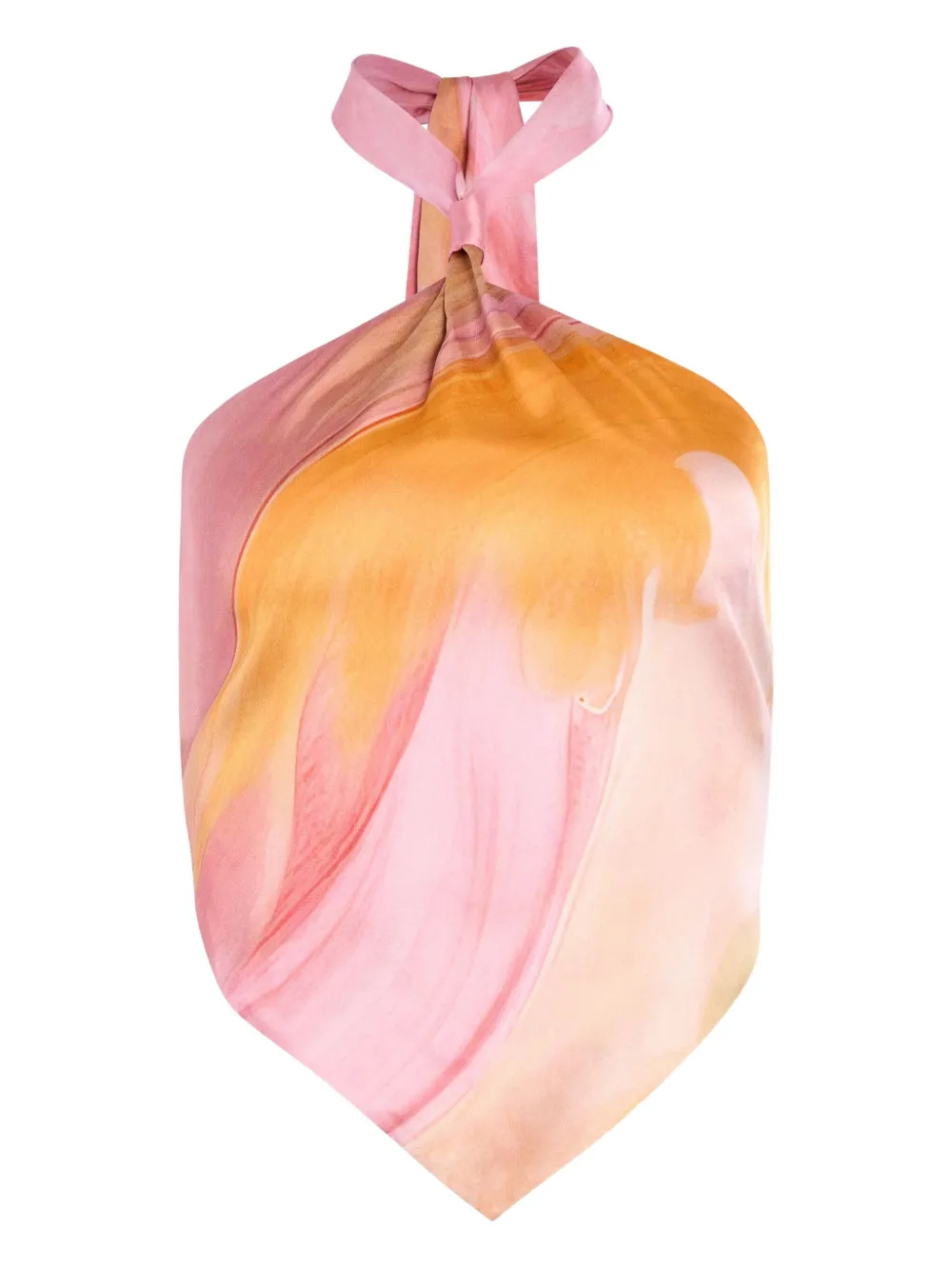 Retrofete Jamie halterneck top | Pink | Image 1