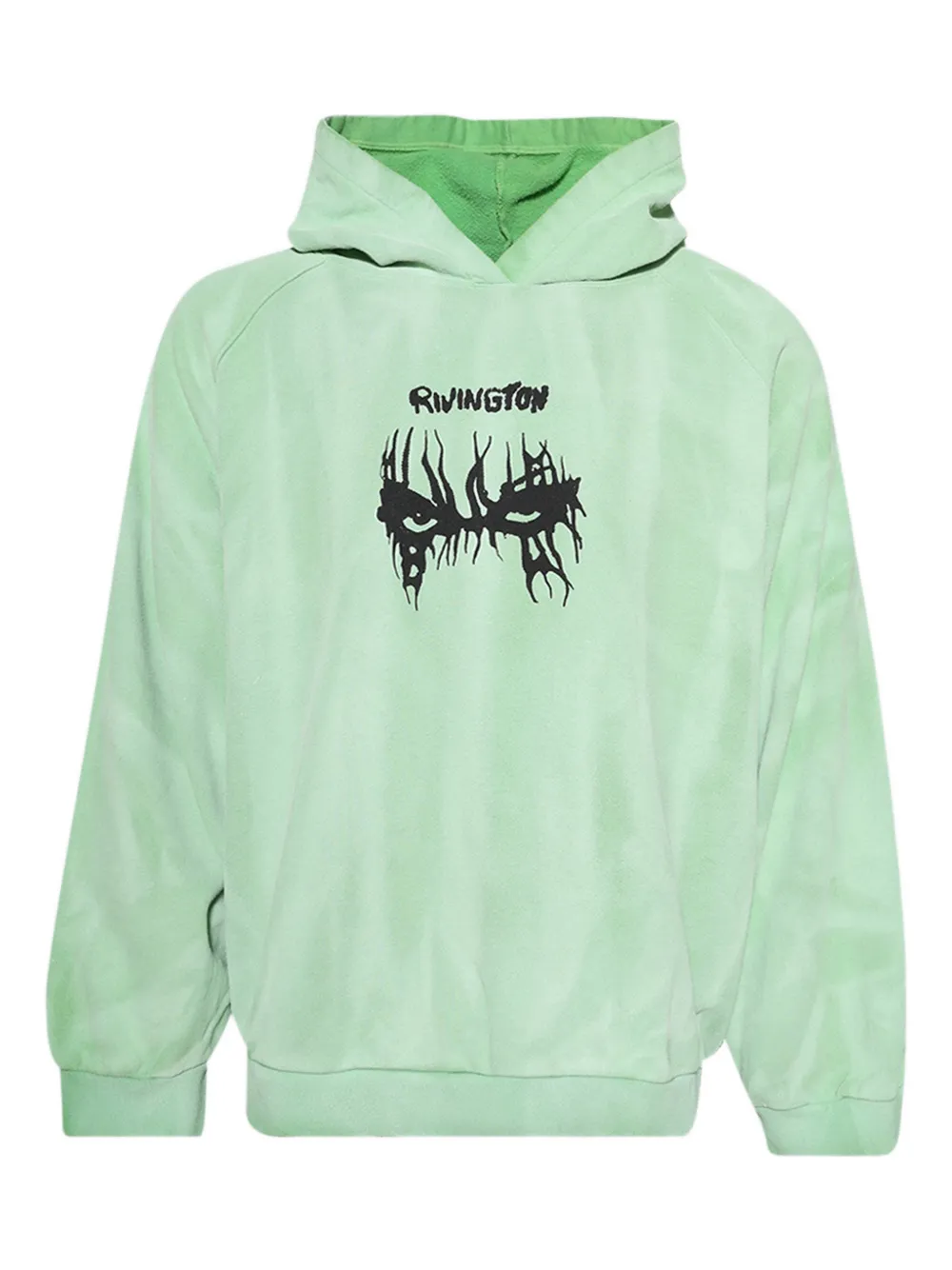 RRR123 hoodie à imprimé graphique | vert | Image 1