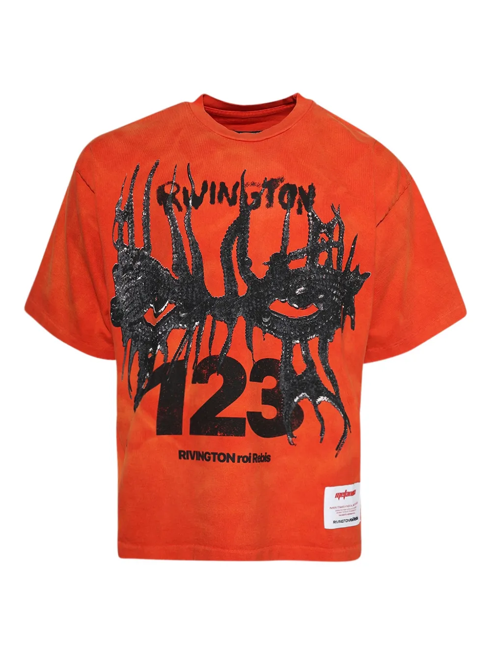 RRR123 graphic-print T-Shirt | Red | Image 1