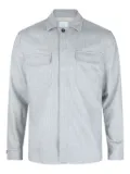 Eleventy patch-pocket shirt jacket - Grey