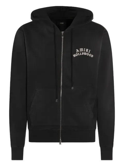 AMIRI Hollywood-embellished zip-up hoodie