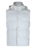 Eleventy hooded quilted-pattern gilet - Grey