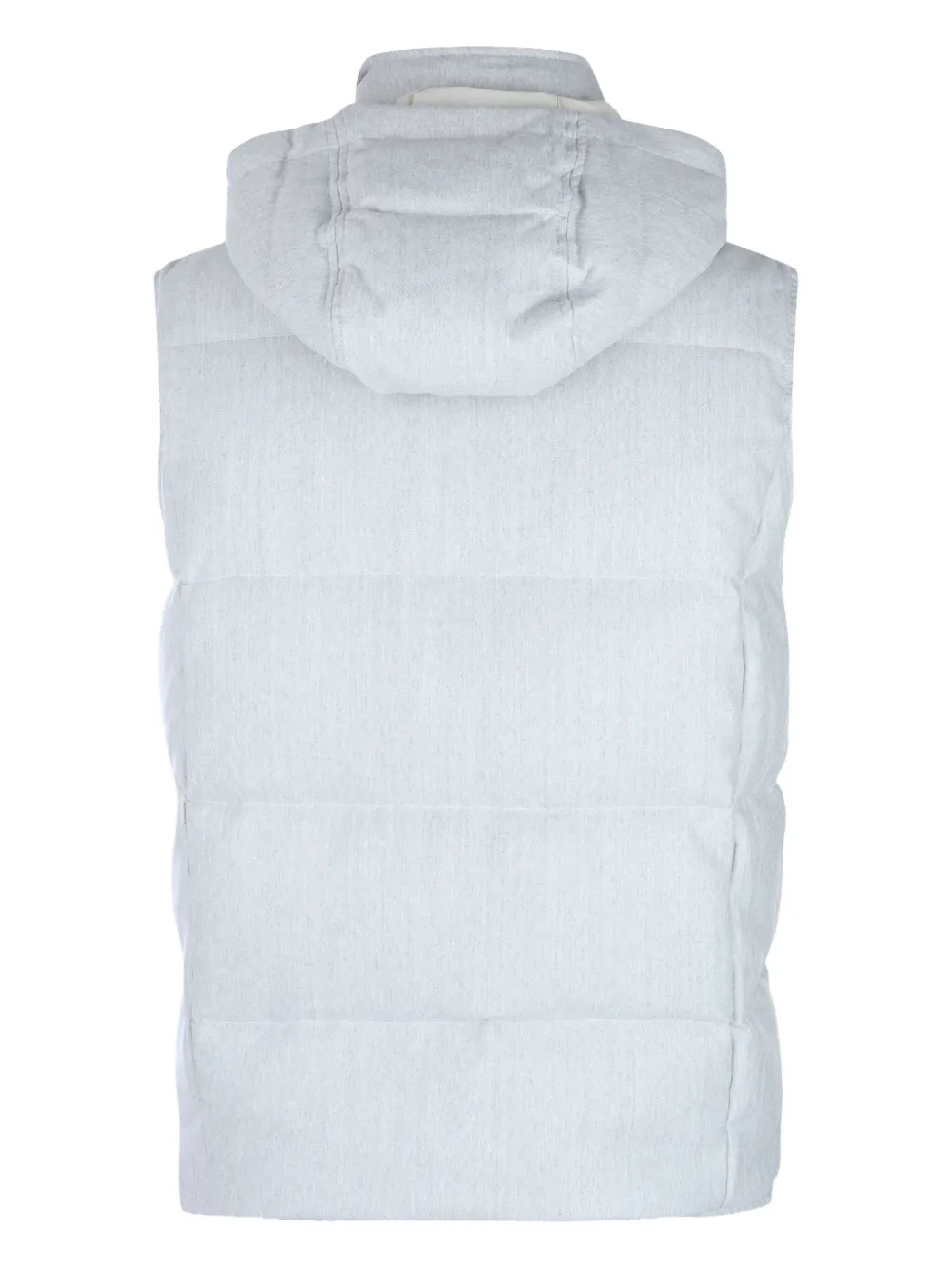Eleventy Bodywarmer met capuchon Grijs