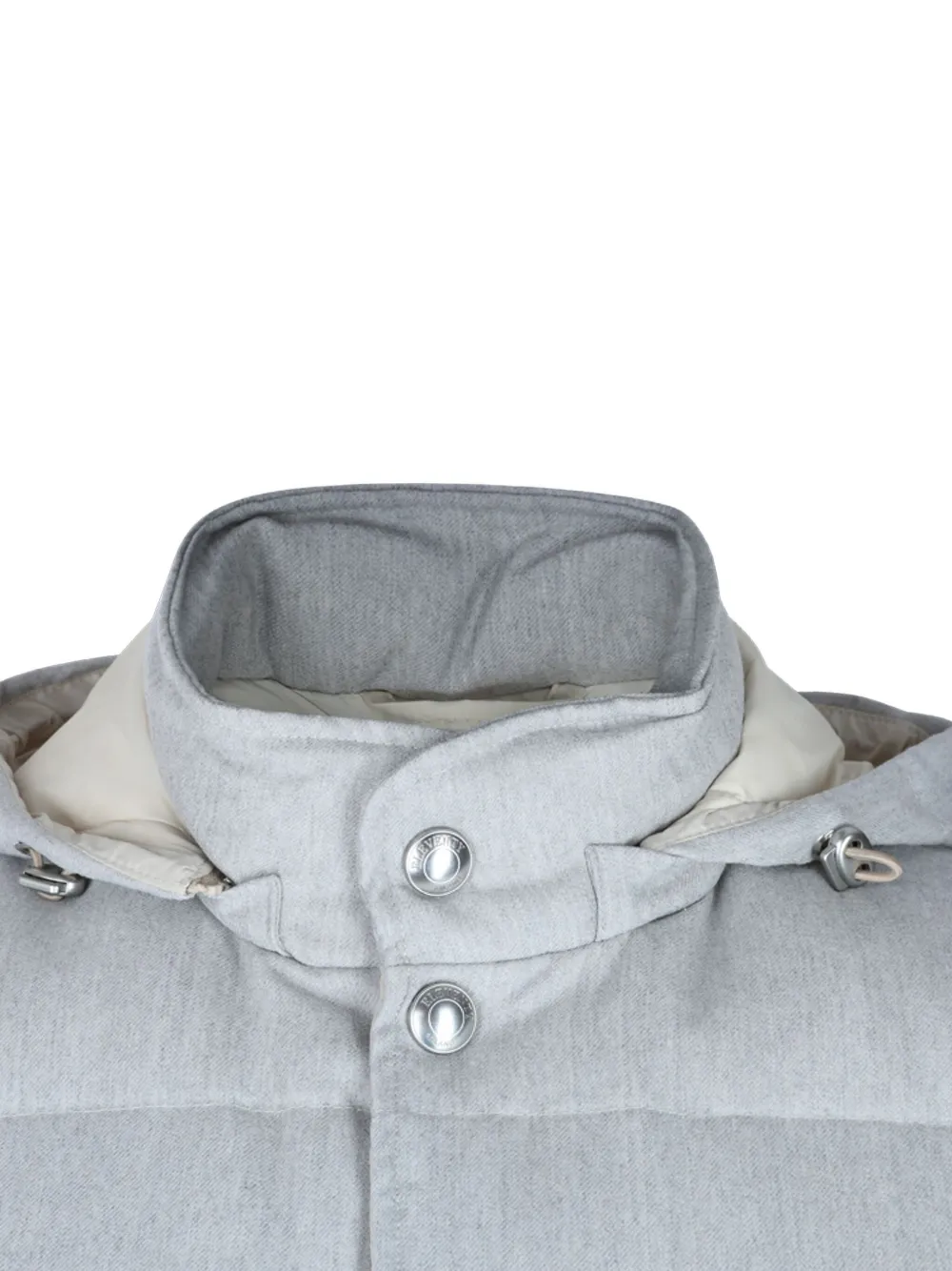 Eleventy Bodywarmer met capuchon Grijs