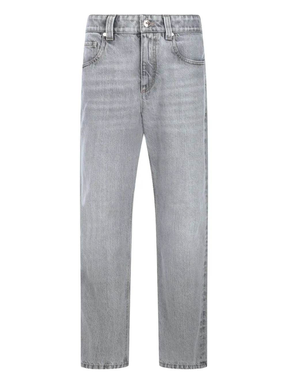Brunello Cucinelli Jeans met vijf zakken Grijs